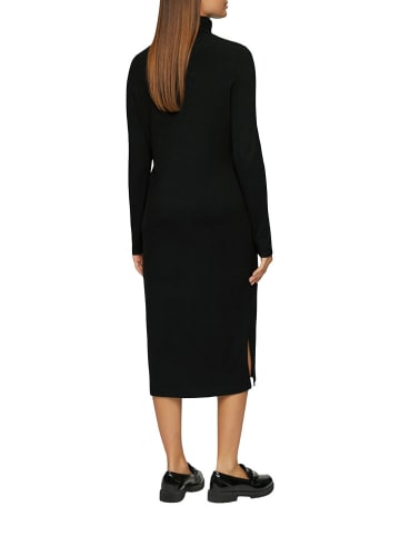 s.Oliver Strickkleid in Schwarz