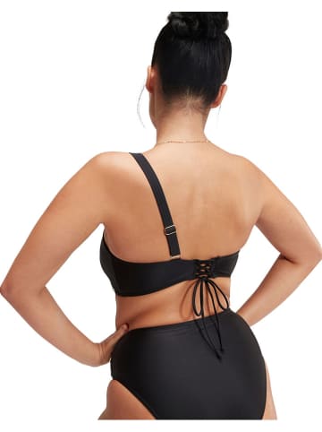 Speedo Top bikini w kolorze czarnym