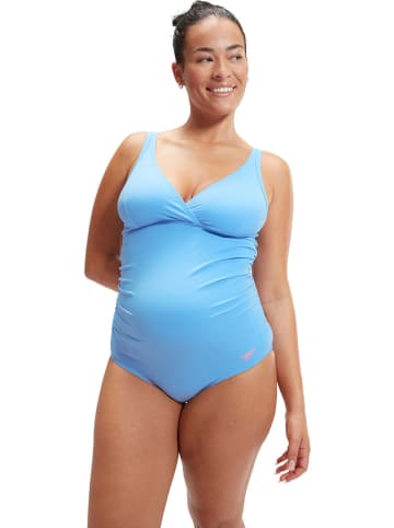 Speedo Umstandsbadeanzug in Hellblau
