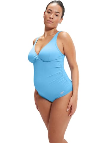 Speedo Umstandsbadeanzug in Hellblau
