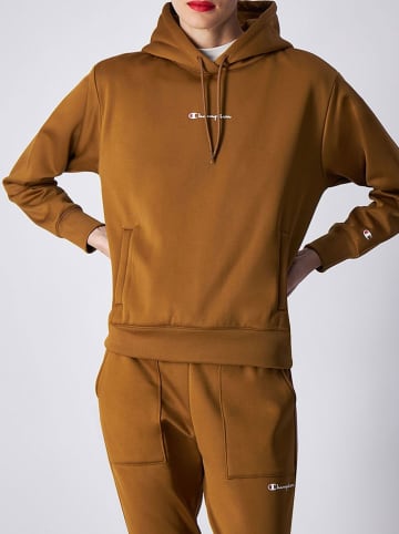 Champion Hoodie in Hellbraun