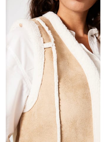 Garcia Bodywarmer beige/wit