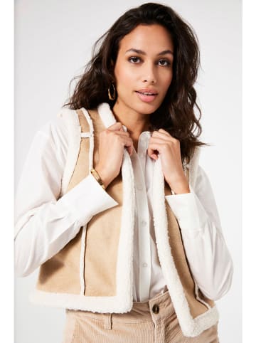 Garcia Bodywarmer beige/wit