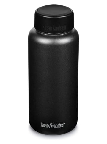 Klean Kanteen Trinkflasche "Kanteen Wide" in Schwarz - 1,18 l
