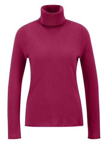 FYNCH-HATTON Kaschmir-Rollkragenpullover in Beere