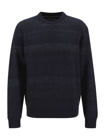 FYNCH-HATTON Wollpullover in Dunkelblau