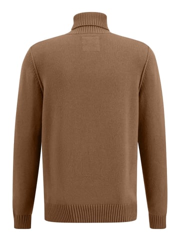 FYNCH-HATTON Rollkragenpullover in Camel