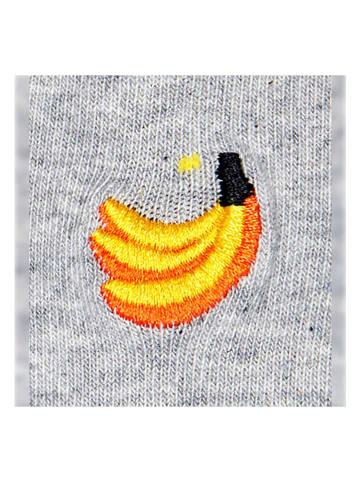Happy Socks Socken "Banana" in Grau/ Bunt