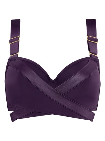 Marlies Dekkers Top bikini w kolorze fioletowym