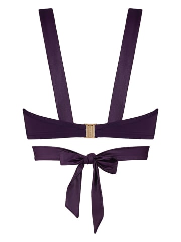 Marlies Dekkers Top bikini w kolorze fioletowym