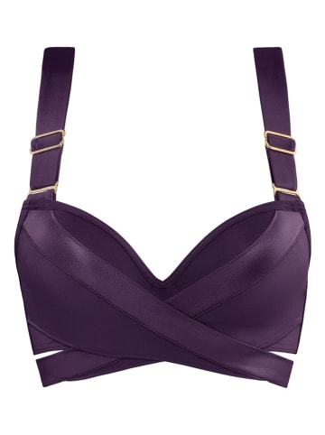 Marlies Dekkers Top bikini w kolorze fioletowym