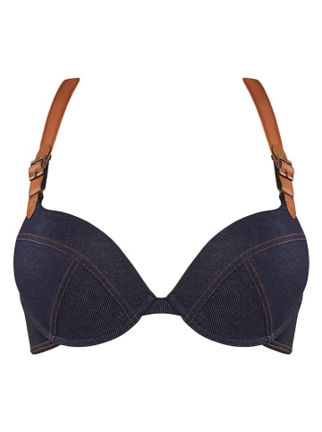 Marlies Dekkers Beugelbeha "Calamity Jane" donkerblauw/lichtbruin