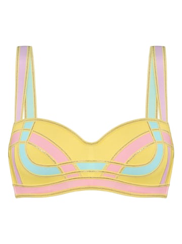 Marlies Dekkers Balconette-BH in Gelb/ Rosa