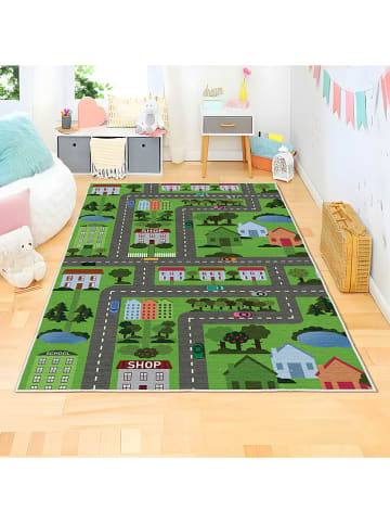 CARPET DIEM Laagpolig tapijt groen