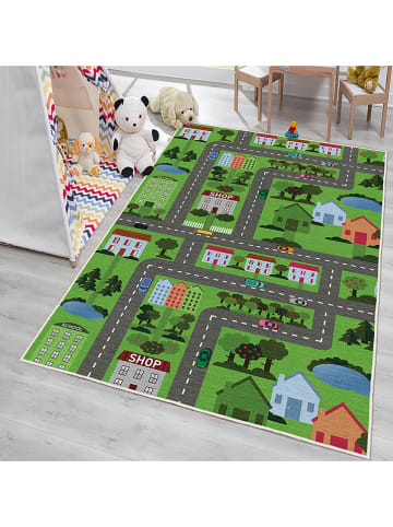 CARPET DIEM Laagpolig tapijt groen