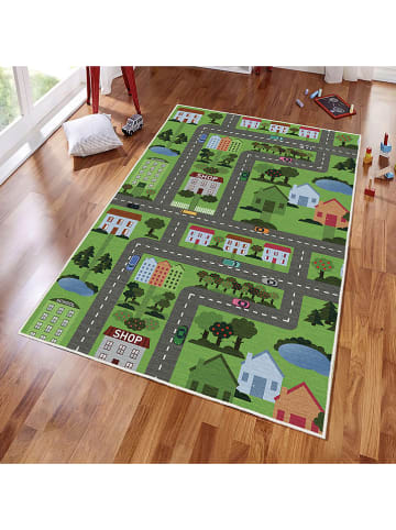 CARPET DIEM Laagpolig tapijt groen