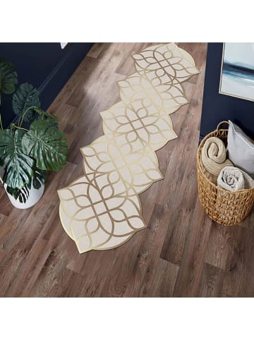 CARPET DIEM Kurzflor-Teppich in Beige/ Gold