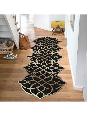 CARPET DIEM Dywan w kolorze złoto-czarnym