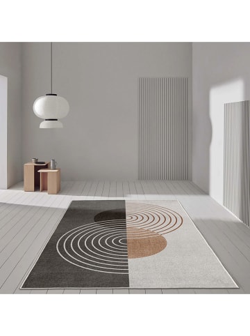 CARPET DIEM Dywan w kolorze szaro-beżowym