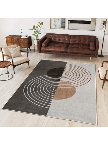 CARPET DIEM Dywan w kolorze szaro-beżowym