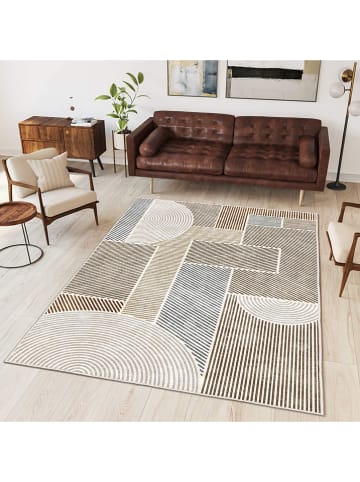 CARPET DIEM Dywan w kolorze beżowo-szarym