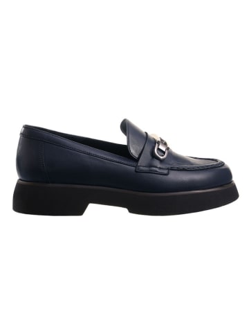 Högl Leren mocassins "Cecil" donkerblauw