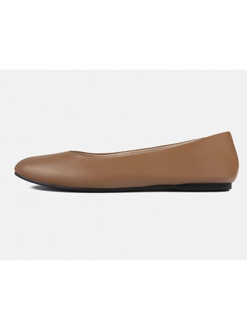 loft37 Leren ballerina's "Baby Come On" beige