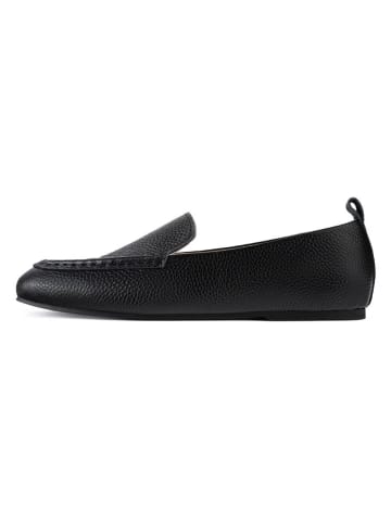 loft37 Leder-Mokassins in Schwarz