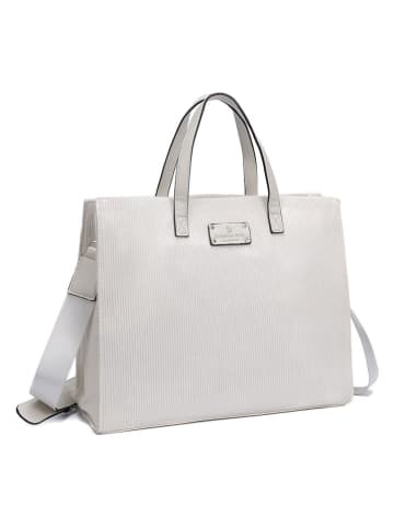London Fog Schultertasche in Weiß - (B)35 x (H)30 x (T)11 cm