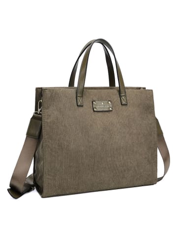 London Fog Torebka w kolorze khaki - 35 x 30 x 11 cm