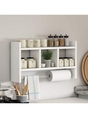 Evila Keukenrek "Asya" wit - (B)63,6 x (H)35 x (D)14,6 cm