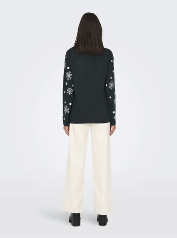 JDY Pullover "Lucia" in Dunkelgrün