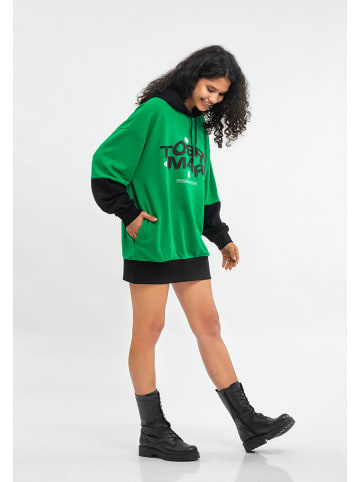 Tom Barron Hoodie in Grün