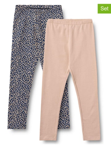 Wheat 2er-Set: Leggings "Jules" in Rosa/ Blau