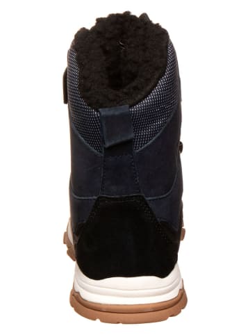 Lurchi Leren trekkingschoenen "Laurin-Tex" donkerblauw