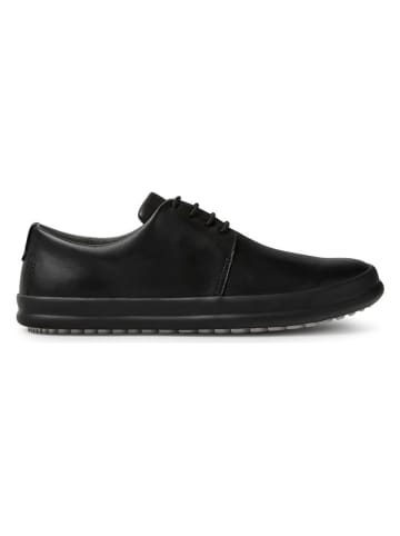 Camper Leder-Schnürschuhe in Schwarz
