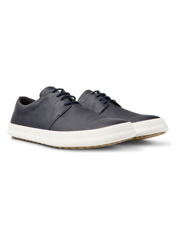 Camper Leren veterschoenen donkerblauw