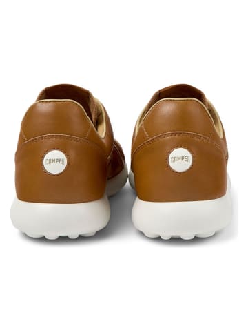 Camper Leder-Sneakers in Hellbraun