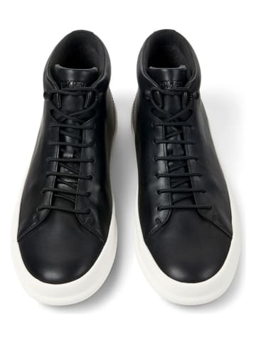 Camper Leder-Boots in Schwarz