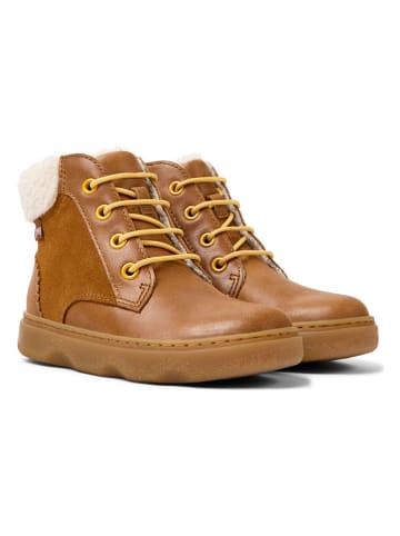 Camper Leren boots lichtbruin