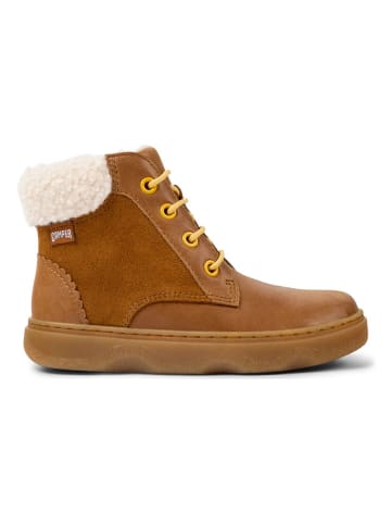 Camper Leren boots lichtbruin