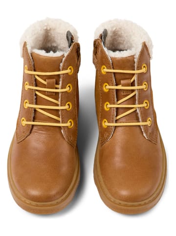 Camper Leren boots lichtbruin
