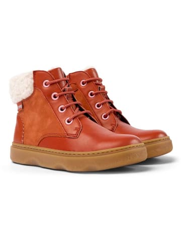 Camper Leder-Boots in Rot