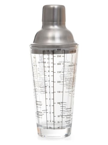Homla Shaker "Alcole" w kolorze srebrnym do koktajli - 400 ml