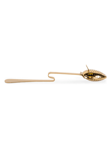 Homla Theezeef ''Jalo'' goudkleurig - (L)20 x (B)4 cm