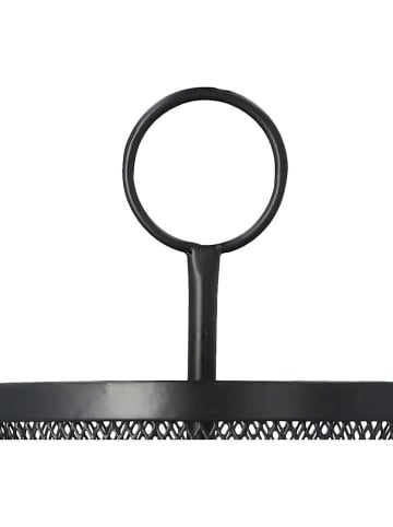 Homla Etagère ''Grido'' zwart - (H)42 x Ø 32 cm