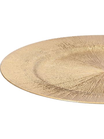 Homla Dekoteller ''Raggi'' in Gold - Ø 33 cm