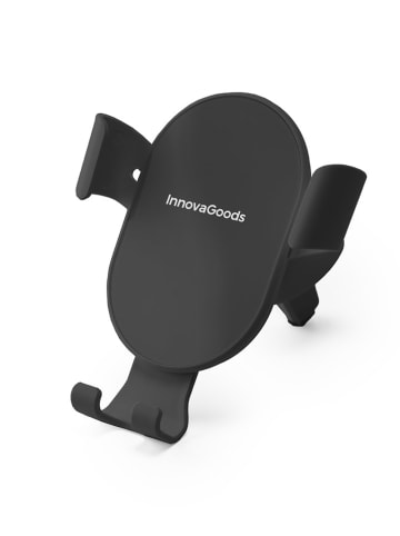 InnovaGoods Kfz-Handyhalterung mit Schnelladegerät in Schwarz - (H)10,5 cm