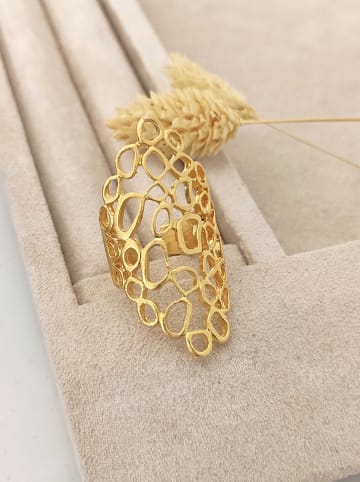Luja Bijoux Pozłacany pierścionek