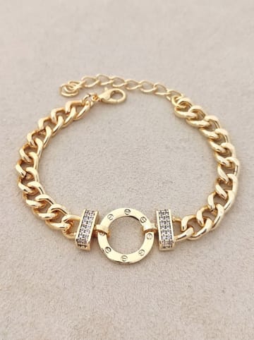 Luja Bijoux Pozłacana bransoletka z cyrkoniami